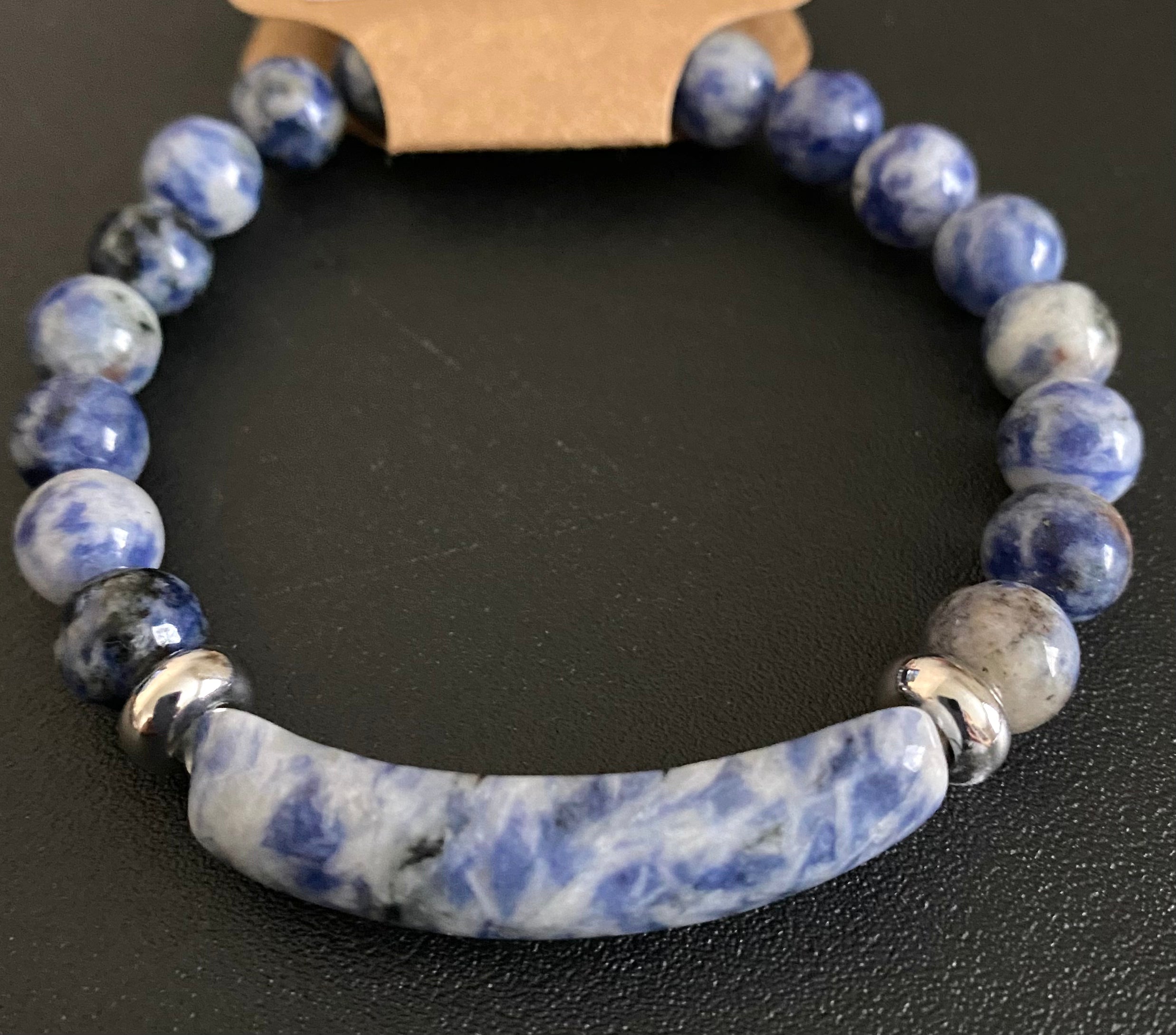 Sodalite Half Bangle