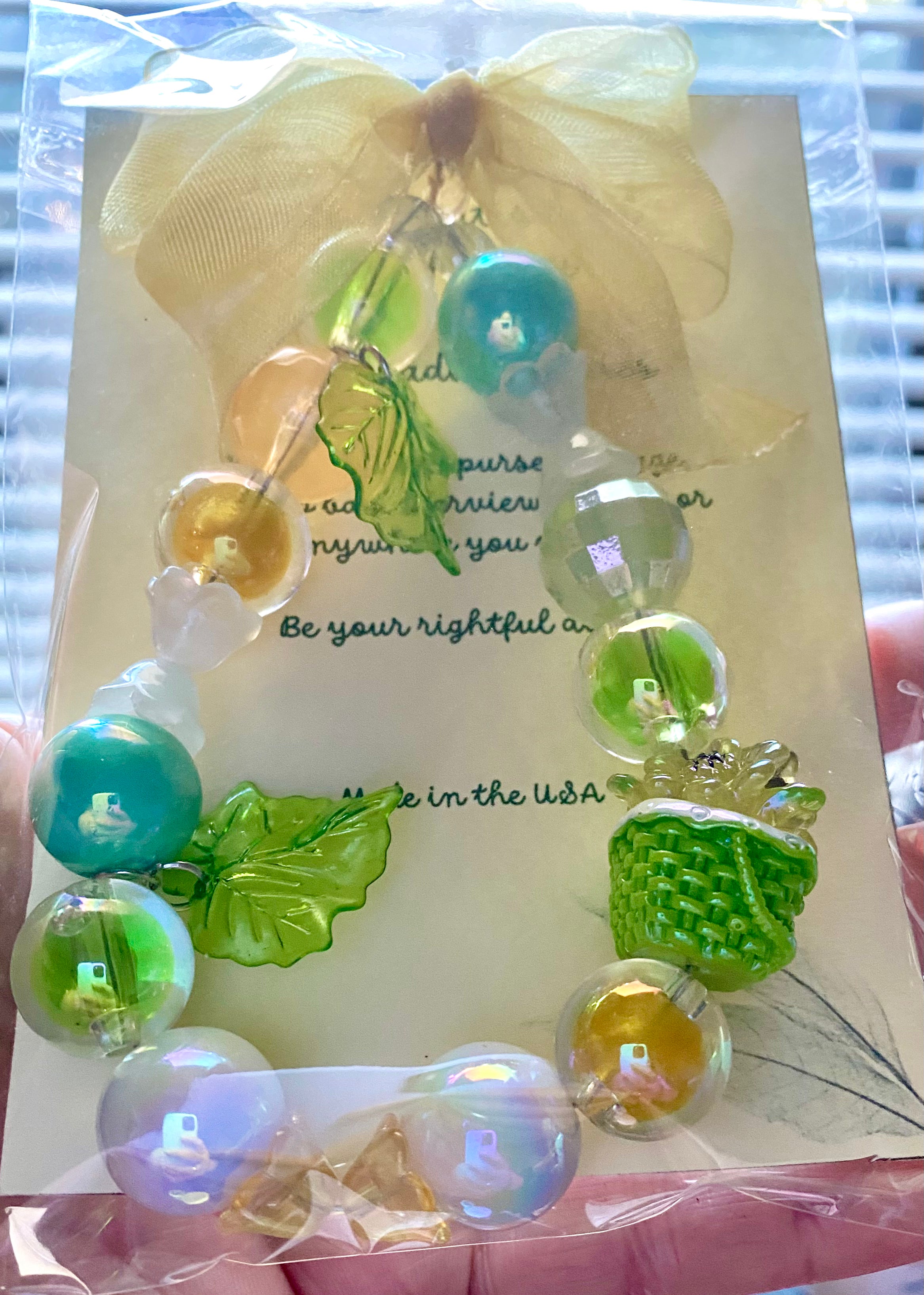 Golden Green Picnic Accessory