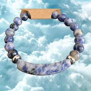 Sodalite Half Bangle